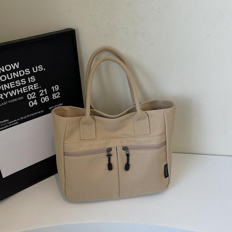 Fashion Trend Casual Texture Large Capacity Bag 2025 Spring New Foreign Style Women Niche Shoulder Tote Bag