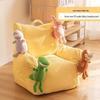 Corduroy Beanbag Sofa Chair for Kids - Fabric Tatami Balcony Seat