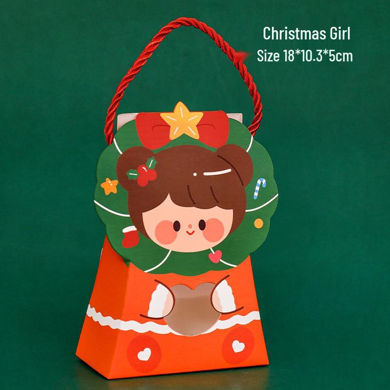 Creative Christmas Cartoon Gift Box & Candy Bag for Kids