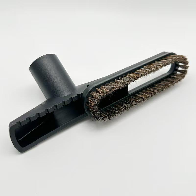 Commercial-Grade 32mm Square Horsehair Bristle Brush Head for Sofa & Curtain Suction