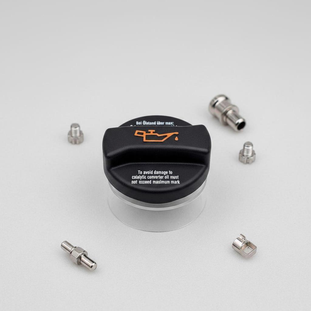 Oil Filler Cap Strong Sealing Automotive Component Long-Lasting for Repair Shop