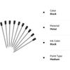 2.75'' Ballpoint Pen Refills, Black, Medium Point, 10 Pack