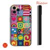 PARA IPhone 14 Estuche Blando de Crochet de Cuadritos de la Abuela para Iphone 15 14 11 12 Pro 8 7 14 15 Plus X 13 14 Pro MAX SE2020 XR XS Fundas