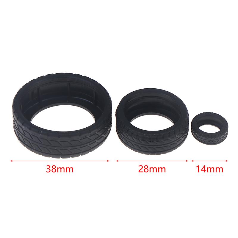 10/20/50Pcs 1/18 1/24 1/43 Tire Skin Car Model Miniature Scene Display Accessories For Model Lovers Collection Gifts