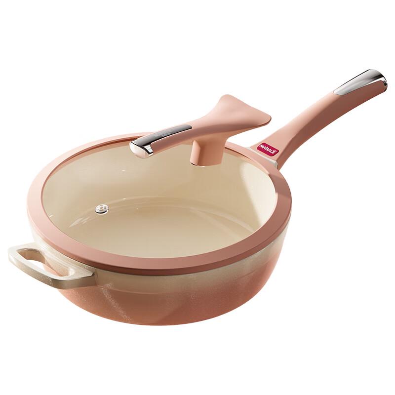 Maibale 28cm Ceramic Non-stick Deep Frying Pan