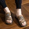 Trendige Herren Sandalen Plateau Slipper Offene Zehen Pantoletten Doppelte Verwendung Sommer Outdoor Spaziergang Waten Strand Freizeit Sandalen für Herren Sandalias