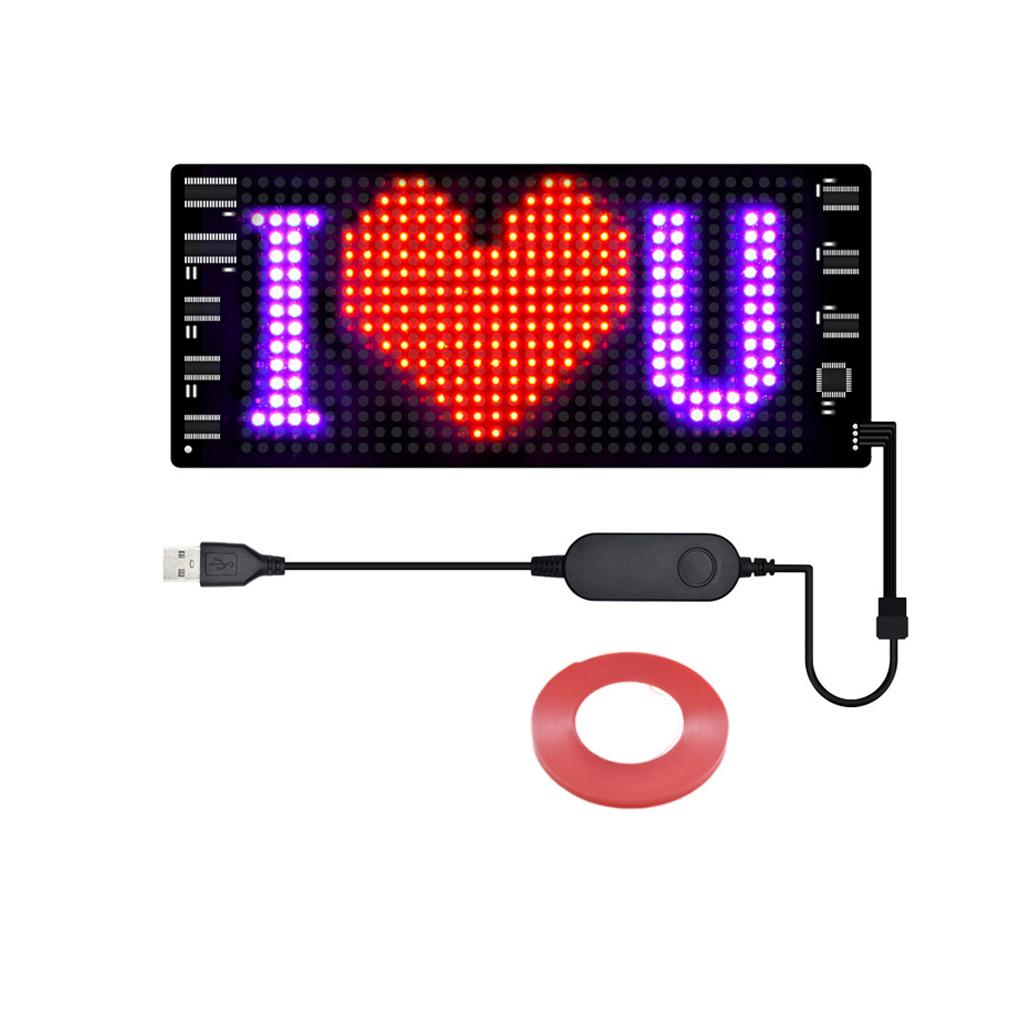 ABS LED Car Sign Programmable LED Car Sign Car Sign Sign Animation Message Scrolling Sign