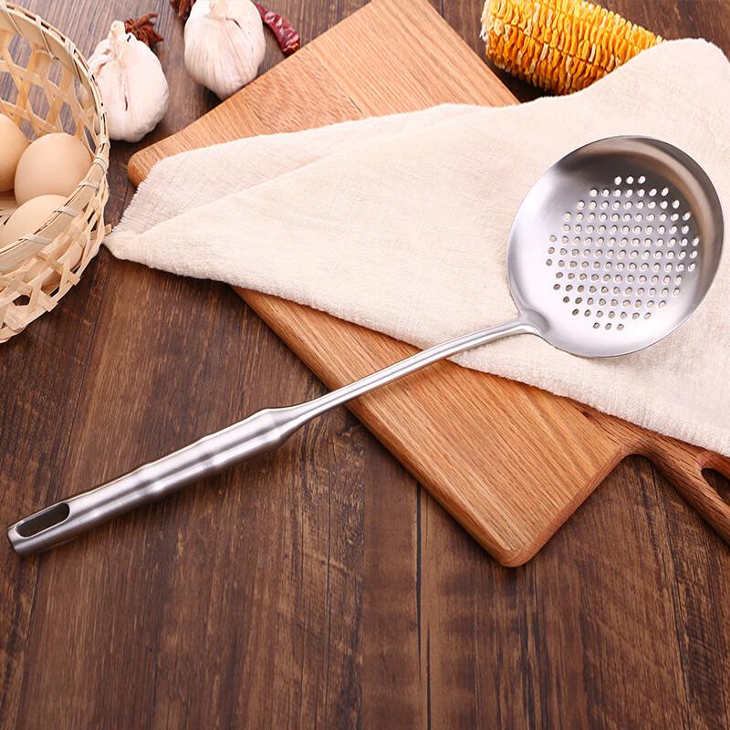 

IBOER 304 Stainless Steel Bamboo Knot Kitchen Utensils 2-pack