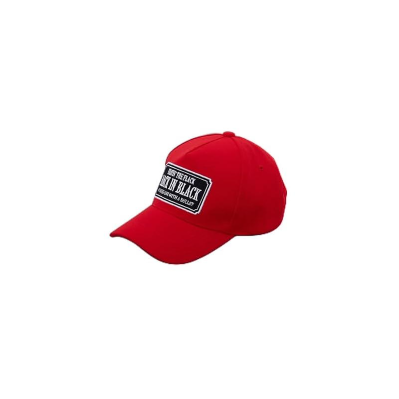 

[Azure by Mausie] patch cap men s 251ISC56-126I FREE red