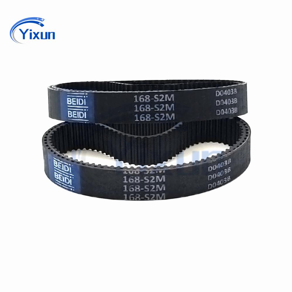 S2M Kauçuk Senkron Zamanlama Kayışı Uzunluk 148 150 152 154 156 158 160 162 164 166 168 170mm Genişlik 4/6/9/10/15mm Tahrik Dişli Kayış