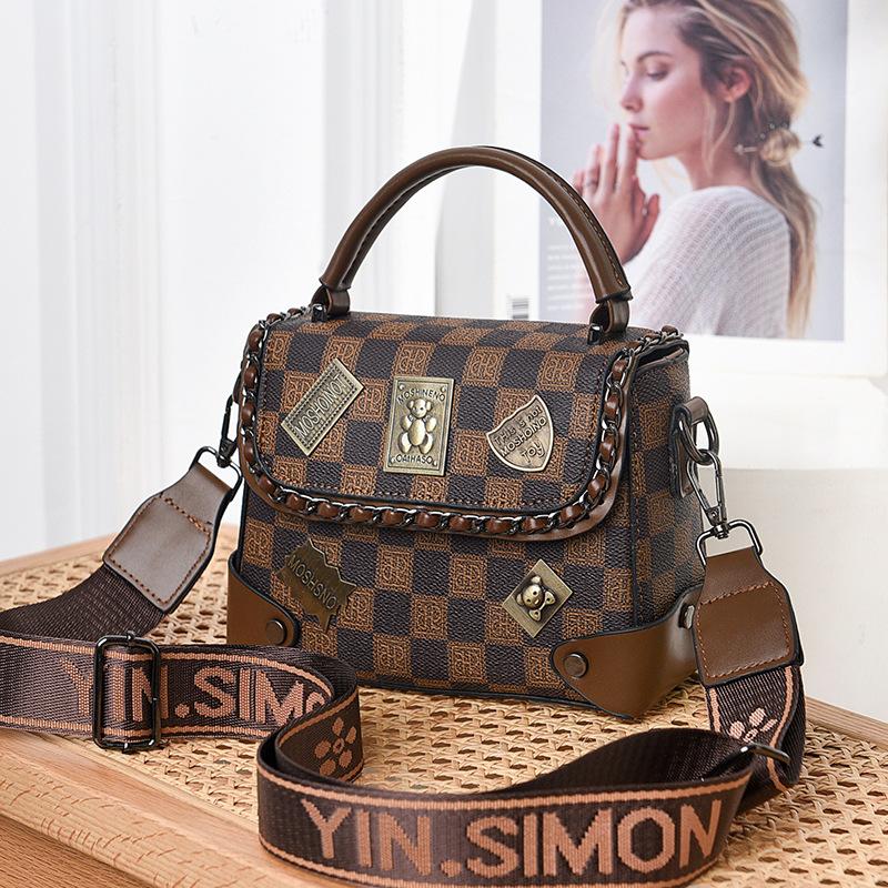 Geantă Premium 2025 Nouă Modă Geantă de Umăr Crossbody Geantă Versatilă Populară pentru Femei Geantă Portabilă Pătrată Mică pentru Femei