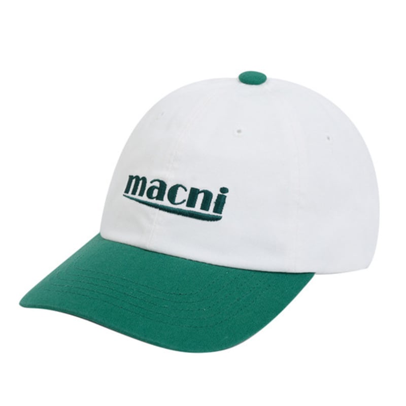 Macni SIGNATURE LOGO MIX BALL CAP_GRÜN