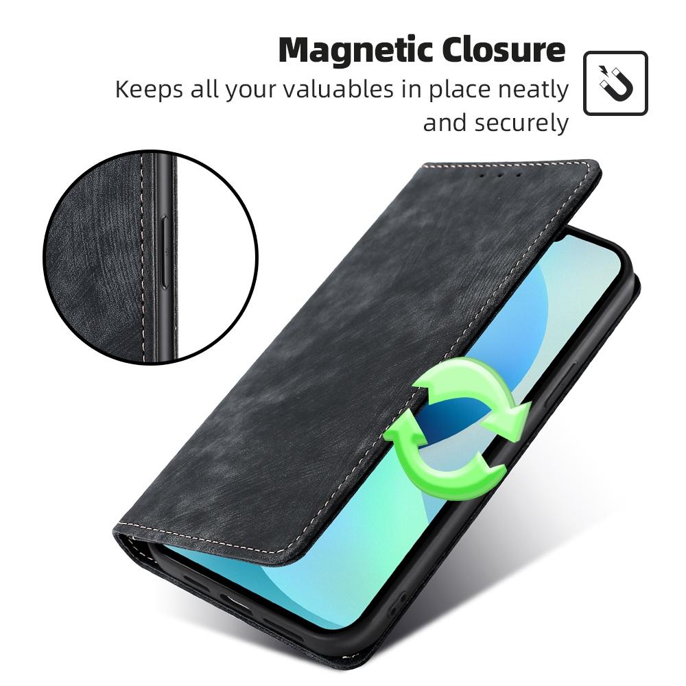 For TCL 505 Wholesale Phone Case RFID Blocking Wallet Stand Anti-Scratch PU Leather Cover