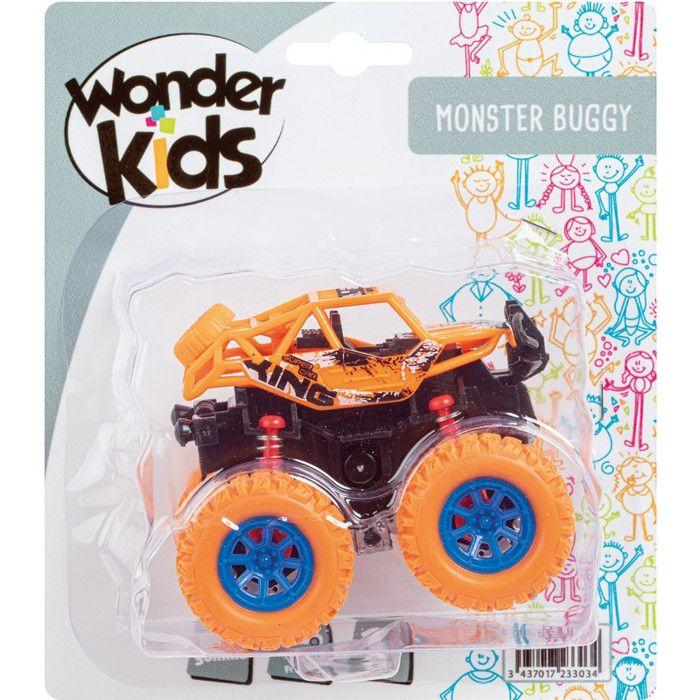Jouet - MONSTER BUGGY 9CM FR ASSORTIMENT - Maxi-suspensions - Roues en gomme - 9 cm