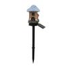 Solar LED Mushroom House Statue Decor Lamp Easy To Install Landscape Light for Patio Pathway Yard Holiday Gifts Travel Outing