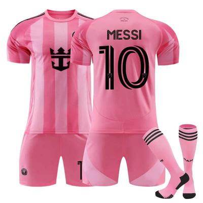 2526 Inter Miami Hemma Fotbollströjor Shorts Strumpor Set Ny Säsong Shorts Strumpor Vuxenstorlekar Kläder