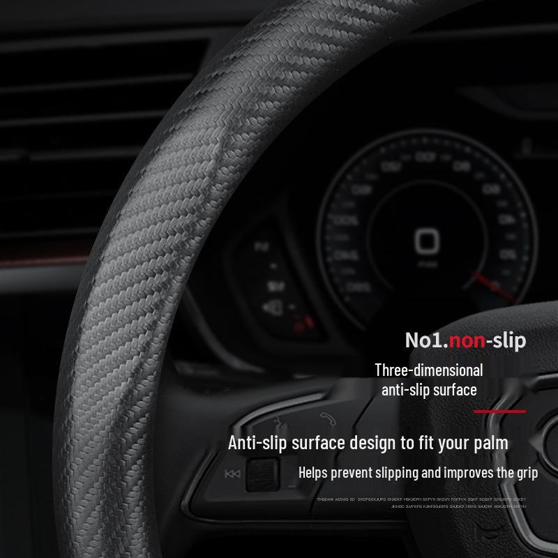 Genuine Leather Steering Wheel Cover for Hyundai ix35, Elantra Yuedong, Mingtu, and Festa - Ultra-Thin Design