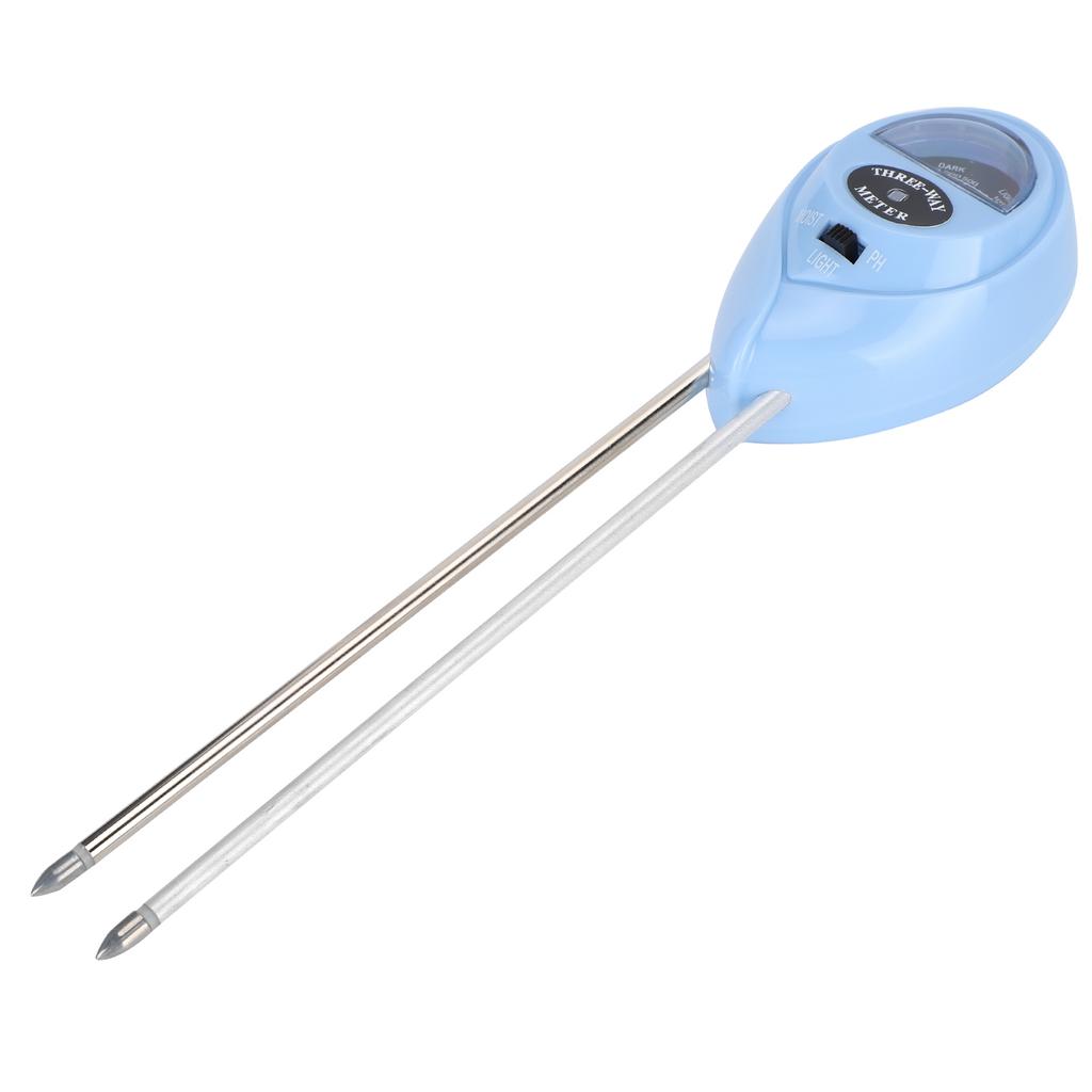 Soil Tester 3‑in‑1 Soil PH Tester Water Moisture Light Test Meter for Garden Indoor Outdoor Use
