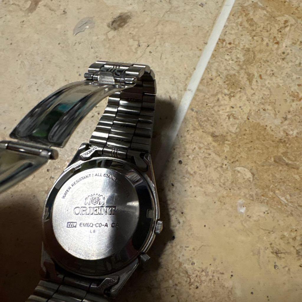 Used ORIENT 3 star automatic winding operation confirmed Everything shown in the photo is