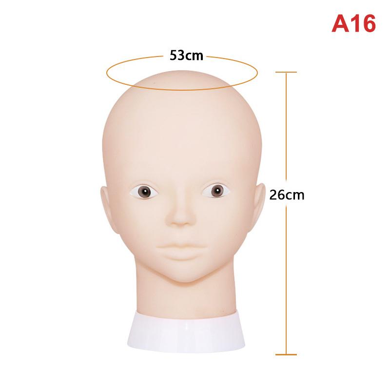 Hair Training Head Female Male Headdoll Mannequin Head Training Head For Wig Making Hairdresser Hairstylist Practice