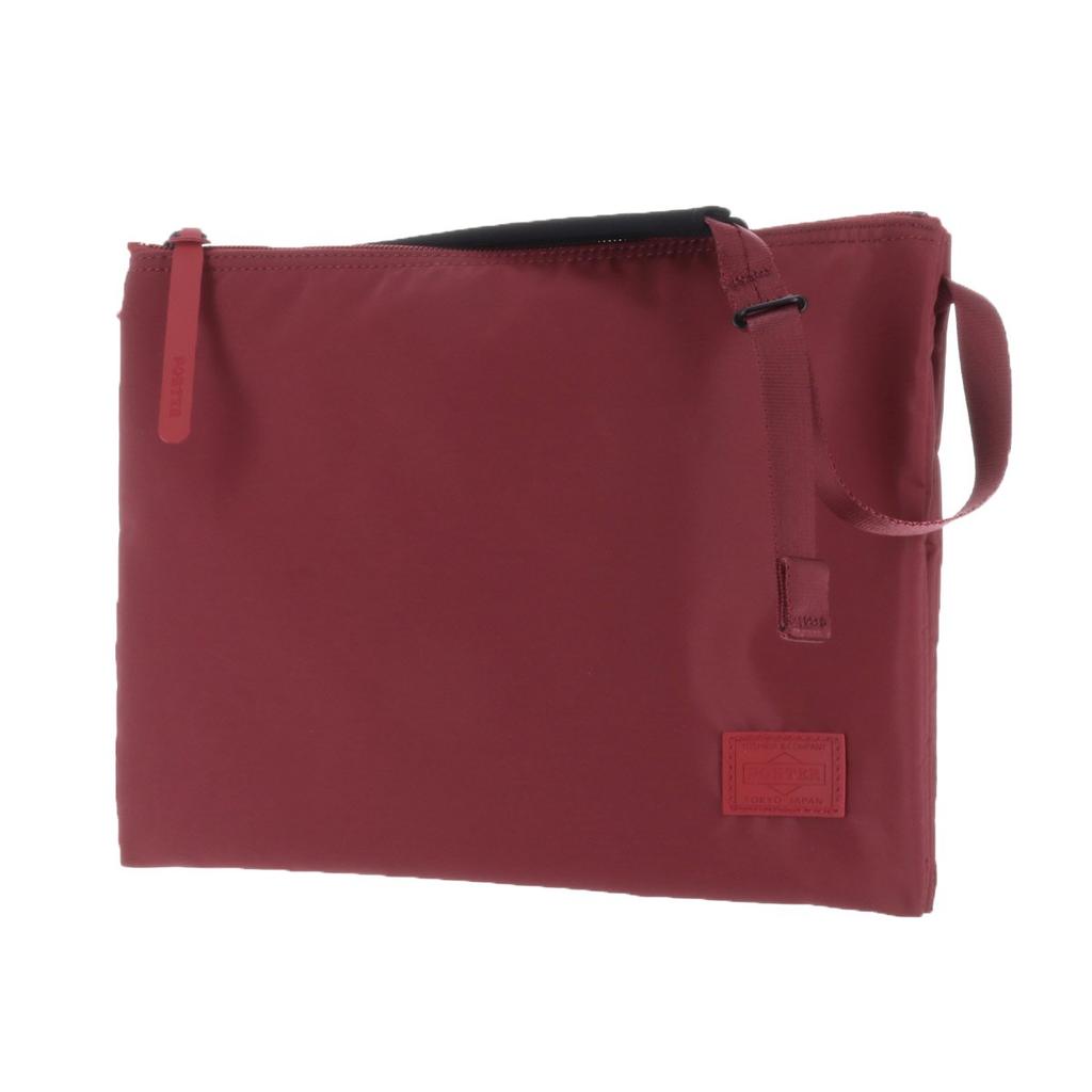 PORTER GIRL Shoulder Bag Sacoche Bordeaux (L) [Cape] 2.