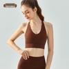 Women's Summer Sports Camisole: Shockproof Yoga Bra with Stylish Back Design