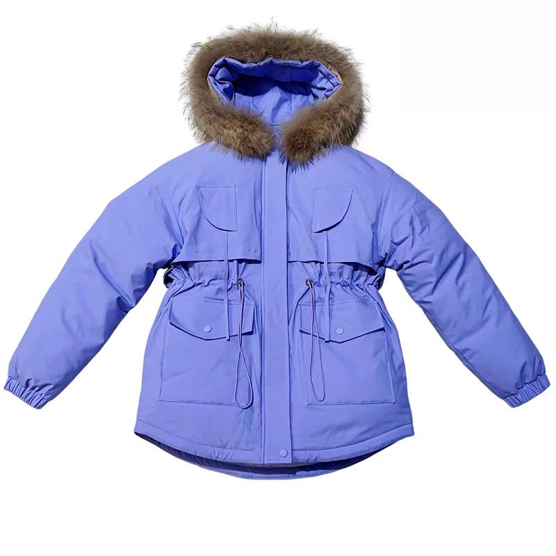 

Женская новая зимняя модная куртка из пятнистого флиса с утолщенной хлопковой подкладкой, куртка в стиле рабочей одежды M