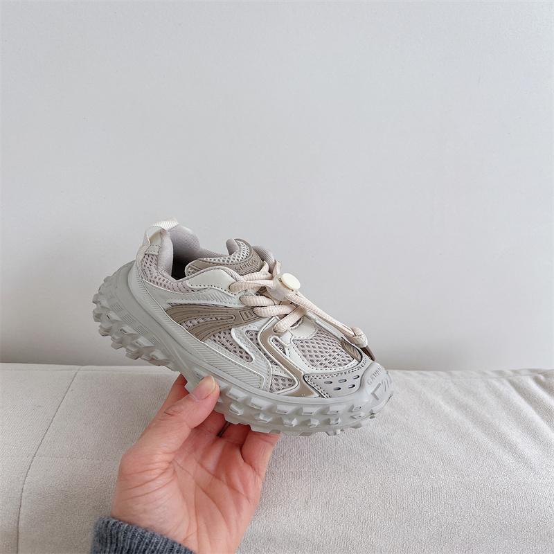 2025 Neue Mode Große Kinder Klobige Sneaker mit Plüsch Warme Winter Sportschuhe Kinder Mädchen Jungen Rutschfeste Lauf-Sneaker