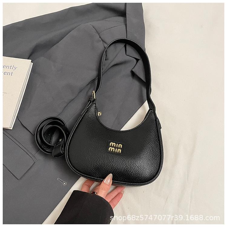 Niche foreign crescent bag women's bag 2025 new high-end one-shoulder armpit bag versatile large-capacity commuter bag