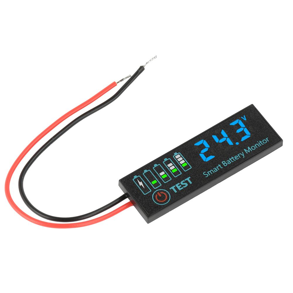 LED Battery Voltage Level Indicator Tester Charge Acid/Lithium 18650 Battery Charge Indicator Board DC 7-55V/DC 7-40V