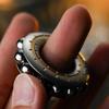 Edc Mechanical Ring Buddha Beads Fidget Spinner Metal Ratchet Decompression Push Slider Anxiety Stress Relief Fingertip Gyro Toy