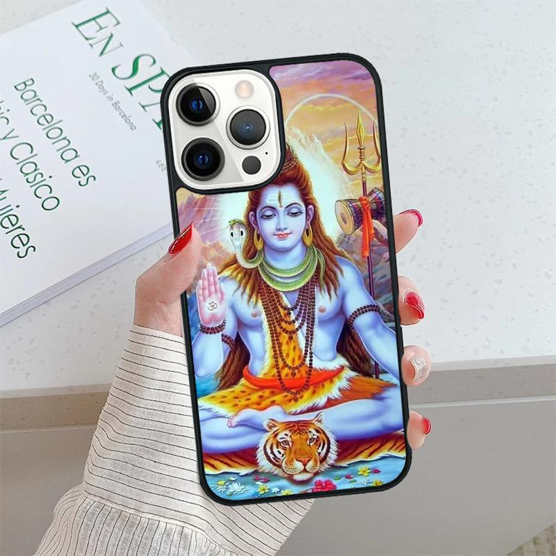 Lord Shiva Hindu God Buddha India Phone Case cover For iPhone 17 Air 15 16 16e 14 13 Pro Coque 12 11 Pro Max For Apple PLUS