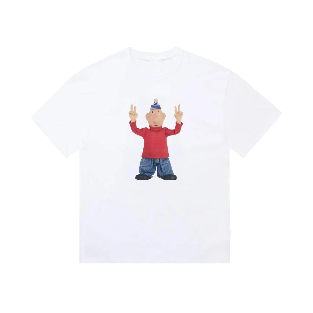 Summer Fashion Anime Character D Print Tshirt Unisex Short Sleeve Casual Streetwear Popular Cotton Tops for Unisex Women