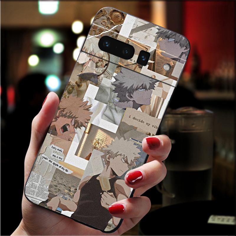 

Phone Case For Google Pixel 10 9 Pro XL 9A 8 7 6 Pro Pixel 8A 7A 6A Pixel 8 7 6 5 My Hero Academia aesthetic bakugo Google Pixel 7 Pro