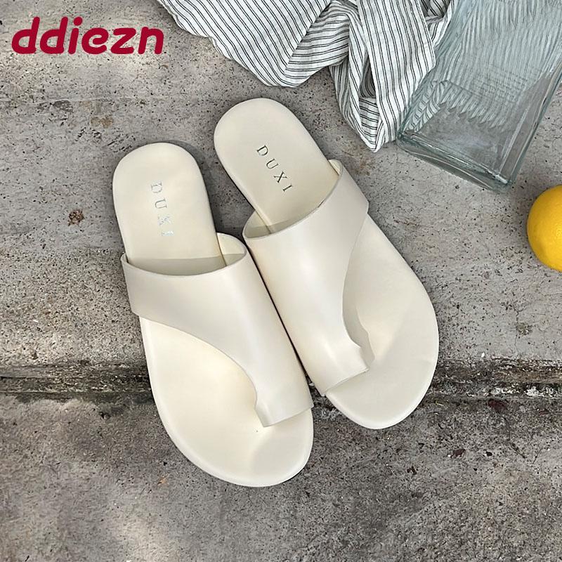 Fashion New In Summer Beach Slides Flats Women Slippers Shoes Fashion Round Toe Ladies Flats Slippers Female Sandals Shoes Flip Flops