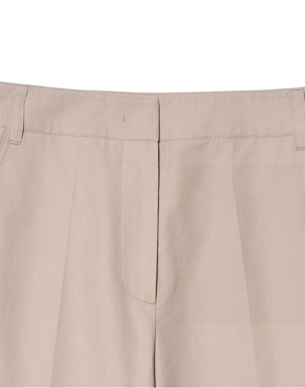Hejiseu [His] Beige Straight Pants