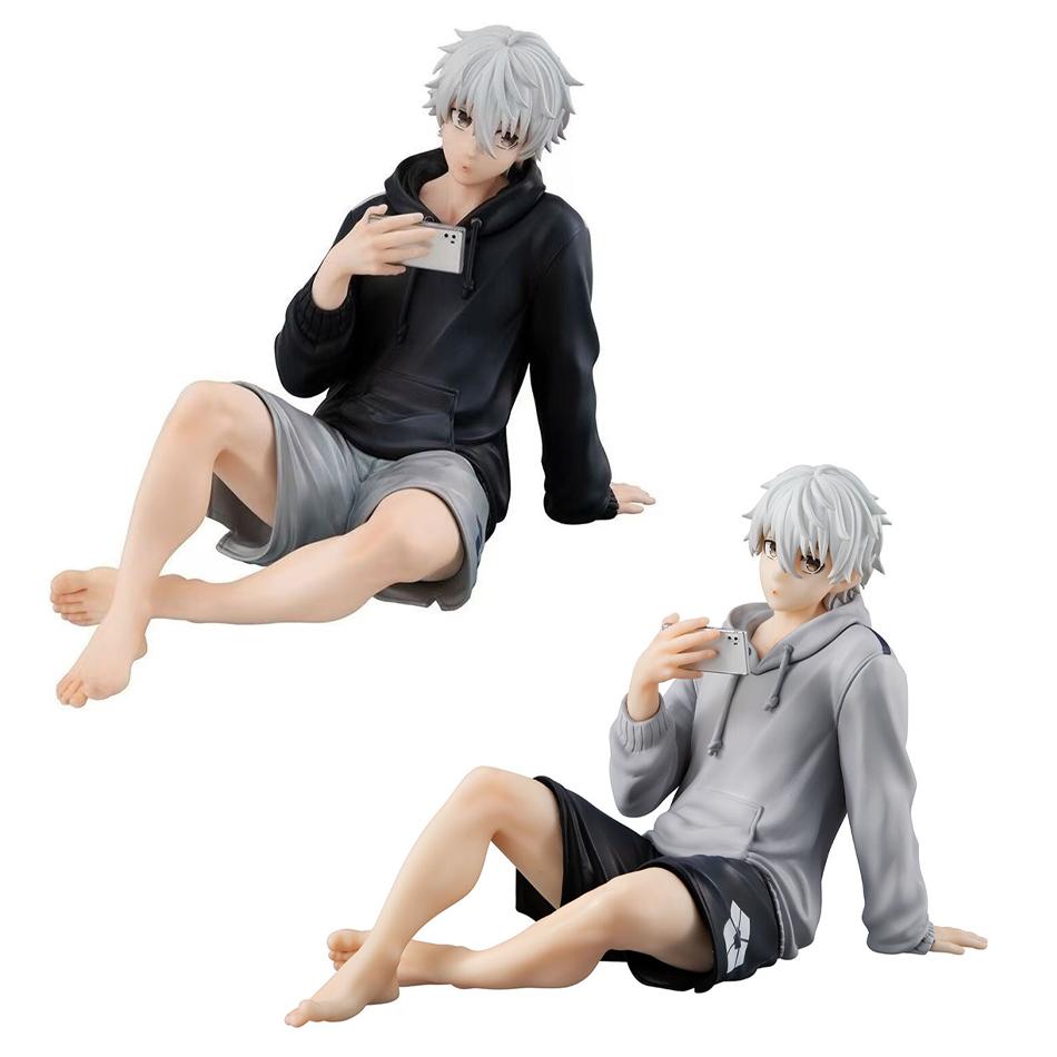 Anime Figure Nagi Seishiro Sitting Pose Action Cute Peripheral Table Decoration Collection Model Toys BLUE LOCK PVC Poseable Articulated Scale