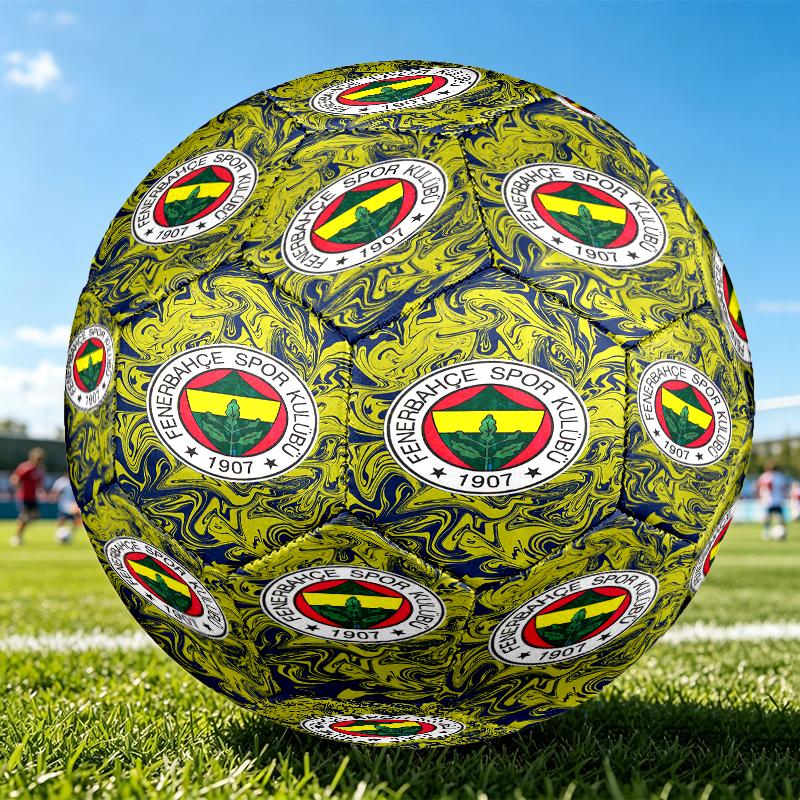1pc Size 5 Football Club Design Soccer Ball - Anti-slip Football for Outdoor Sports Activities, Durable Ball for Game Play