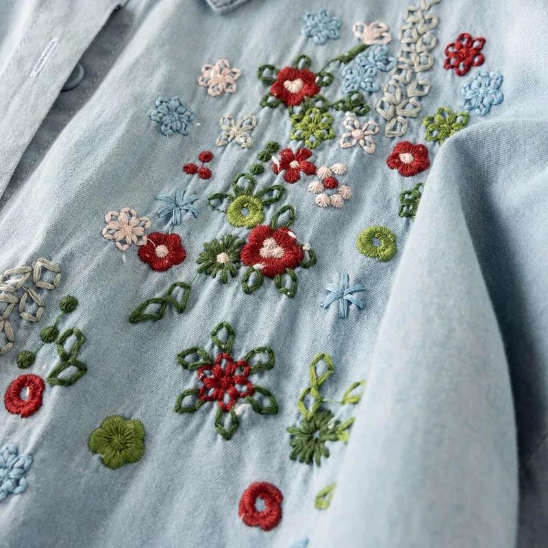 Shirt for Women Oversize Cotton Loose Blouse Casual Long Sleeve Pullover Turn Down Collar Shirt Top