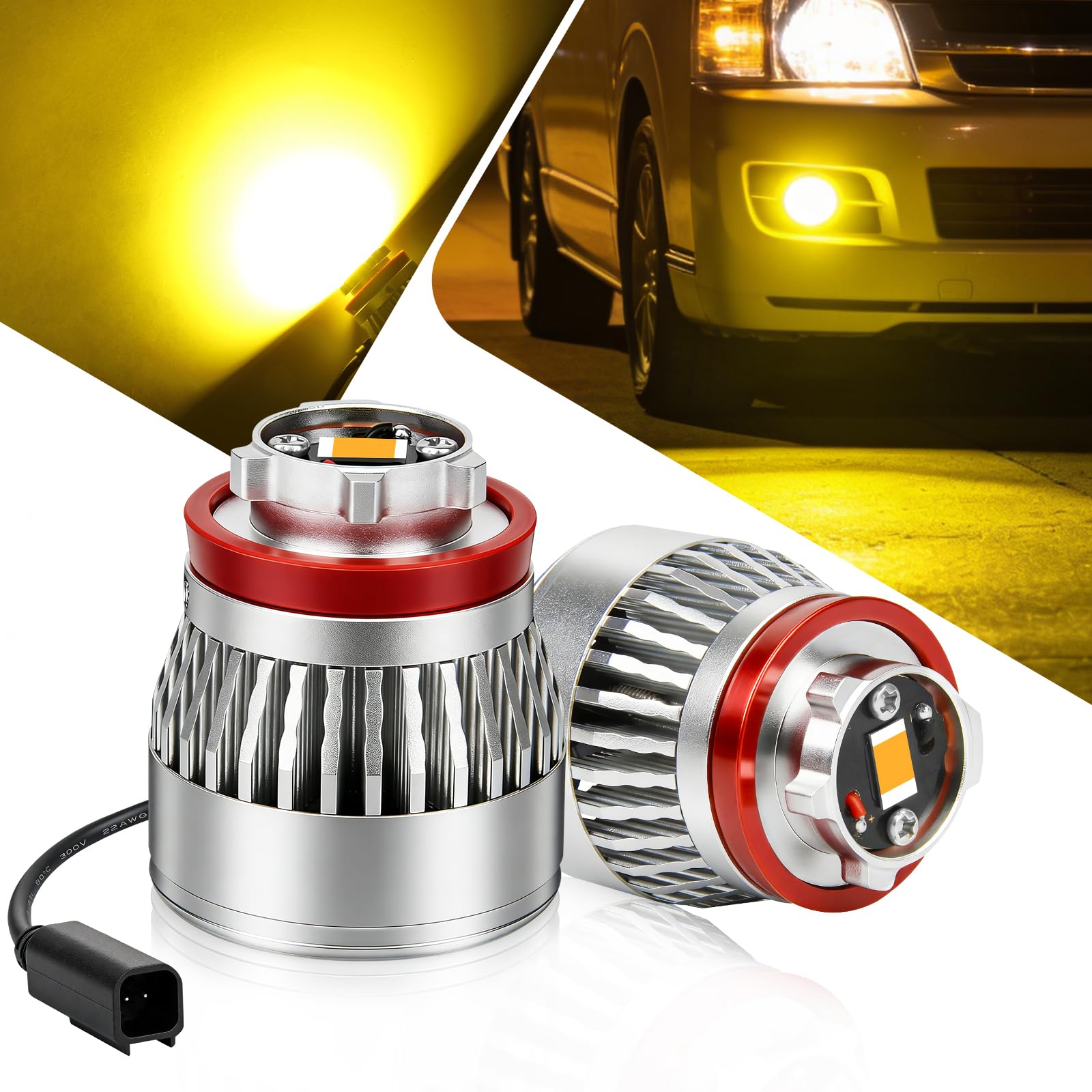 OPPLIGHT L1B Fog Lamp, Yellow, Explosive Light, Brightness at the L1B LED жёлтый