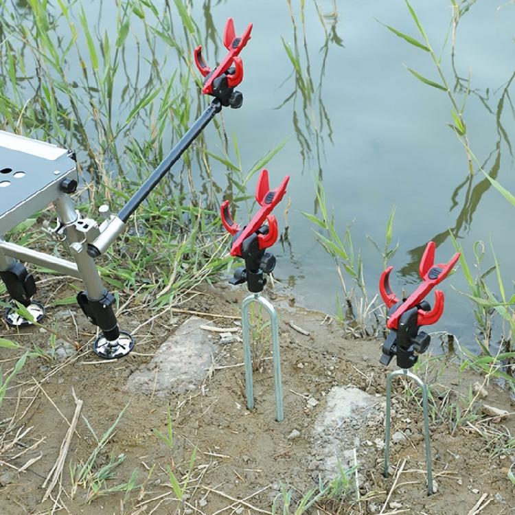 Automatic Locking Fishing Rod Mount Multiple Position Fishing Poles Stand Ergonomic for Precise Positioning