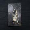 4Pcs Creative Feather Shape Bookmark Vintage Decorative Bookmark  Office Reading