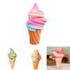 Ice Cream Plush Toy Pillow Soft And Fluffy Perfect Gift For Ice Cream Lovers Colorful And Cute Design