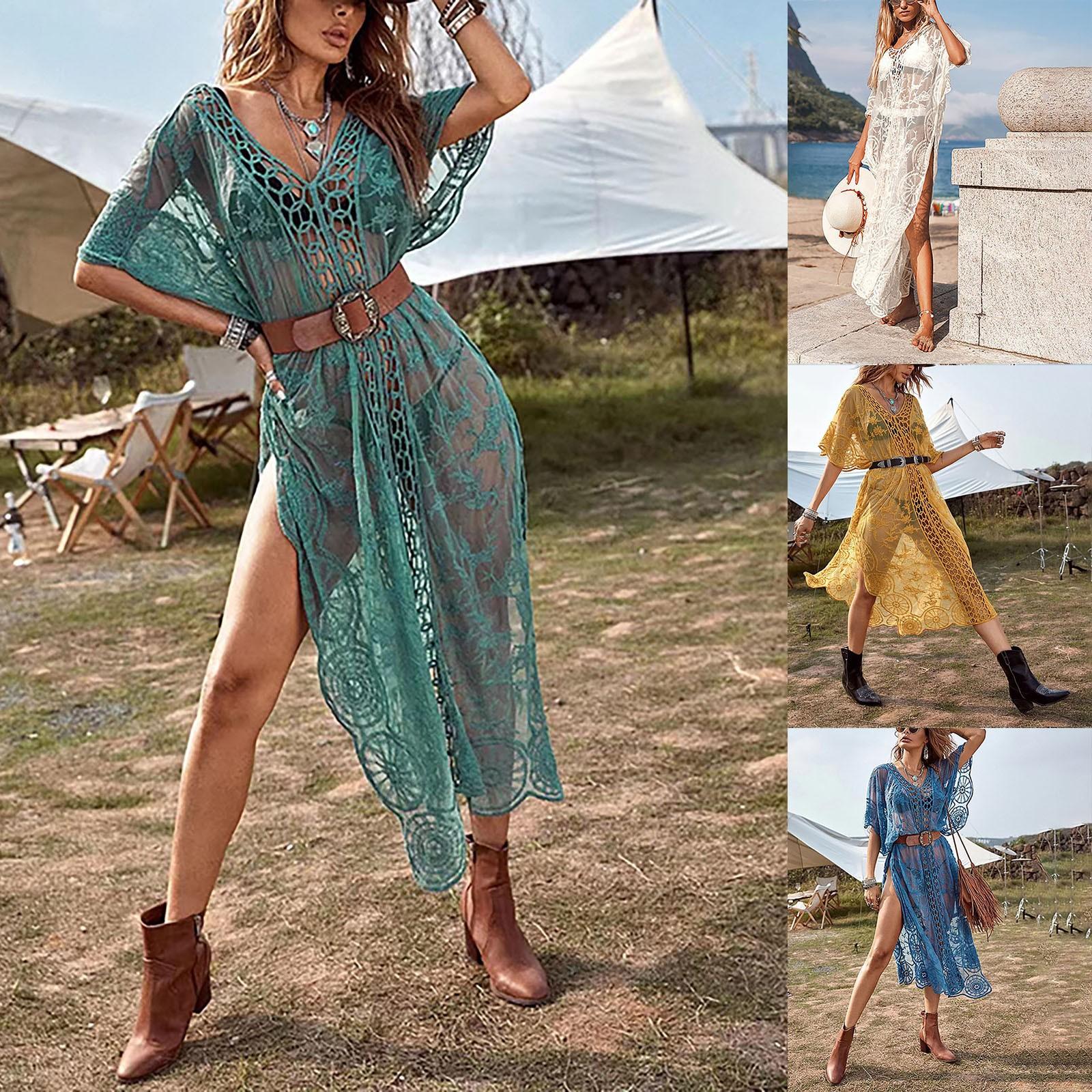 

Пляжная блузка Take A Meat, праздничный кружевной халат с вырезом в виде цветка на крючках, пляжное платье с солнцезащитным кремом