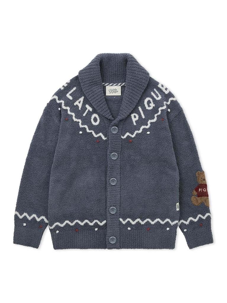 HOLIDAY UNISEX Nordic Shawl Cardigan PUNT245170 NVY [Gelato Pique]
