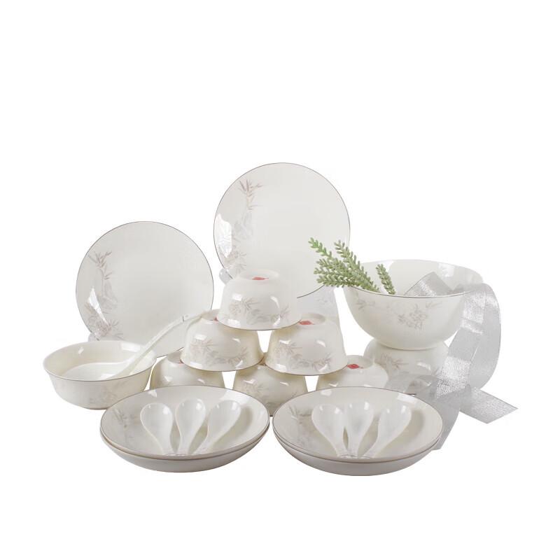 Shengshi Tangyun TY-0022 Bird & Flower Ceramic Dinnerware Set