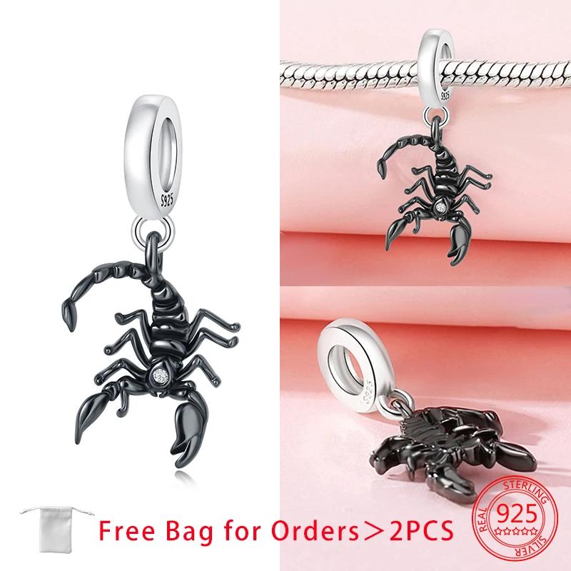 Animals Beads Pendant Fit Bracelet Necklace Charms Copper Originales Accessories Bead Jewelry Making Fine Jewelry Gift