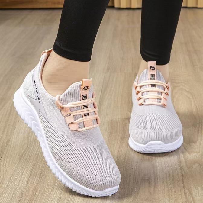 Anti-slip Elderly Shoes Lightweight Sports Shoes Casual Middle School Women's Shoes Spring Old Steadi Shoes Soft Sole Comfortable Mother Shoes