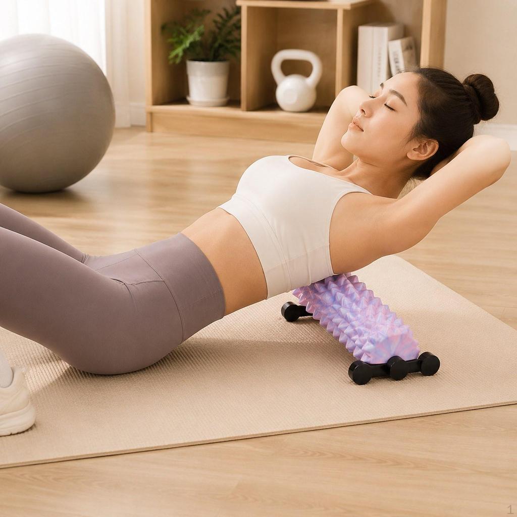 Fitness Roller Deep Tissue Foam Body Massage Block High Density Support for Stretching Home