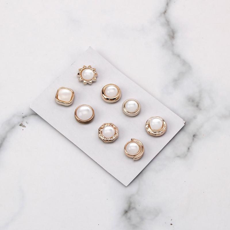 Hijab Brooch Magnet Clips No Hole Pins For Muslim Scarf Shawls for Head Wraps Headscarf Luxury Accessory for Women Ladie